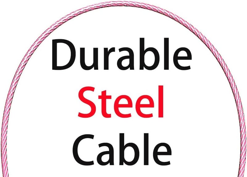 cuteDIY Size 9 Circular Knitting Needles 16 Inch Set Round Metal Kit (Etched US&mm, Color-Coded Cable, Smooth Join) - Image 4